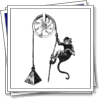 The lively monkey